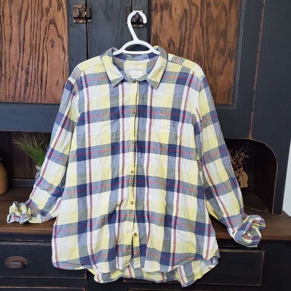 American Eagle Boyfriend Fit Plaid